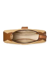 Nouveau Straw Saddle Bag 