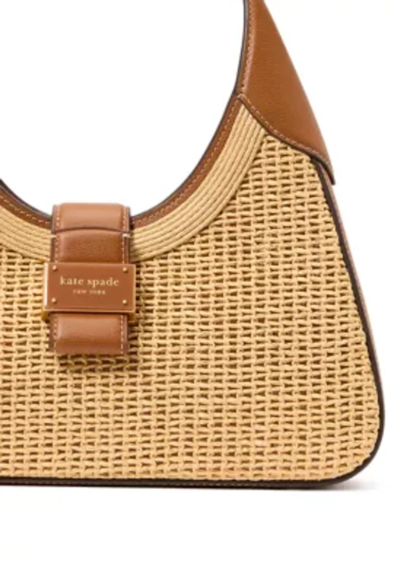 Nouveau Straw Saddle Bag 