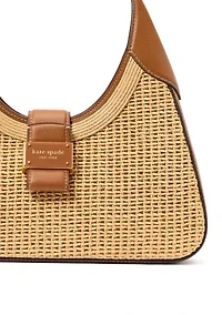 Nouveau Straw Saddle Bag 