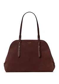 Maise Suede Carryall Bag