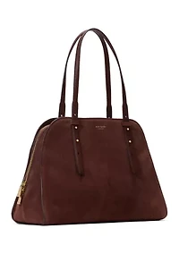Maise Suede Carryall Bag