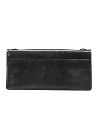 Deco Glazed Leather Soft Shoulder Bag