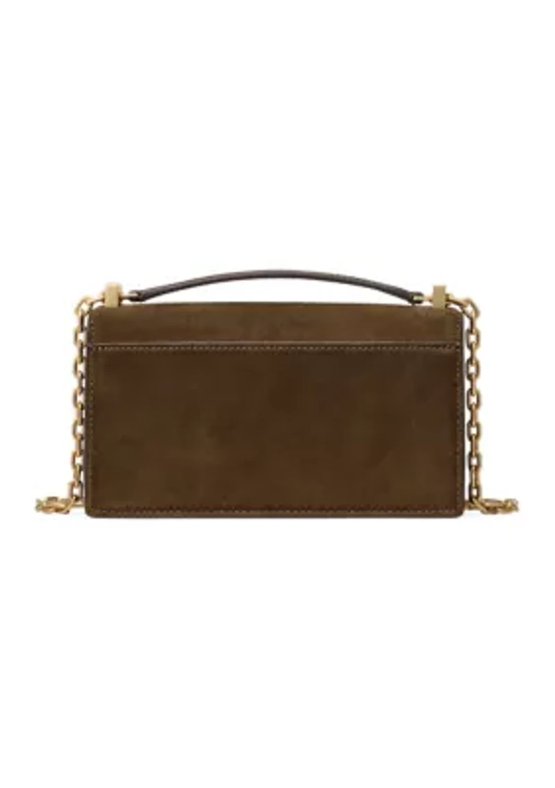 Deco Suede Mini Crossbody Bag