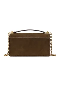 Deco Suede Mini Crossbody Bag