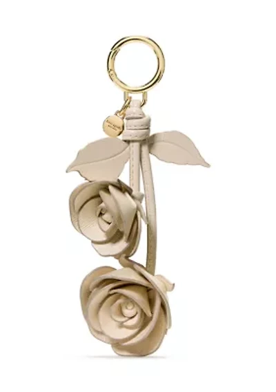 Stacked Rose Bag Charm