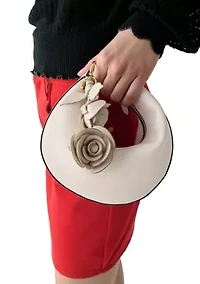 Stacked Rose Bag Charm