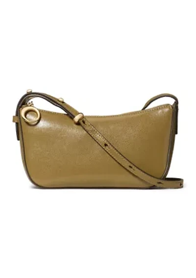 Halo Crossbody Glazed Leather Bag