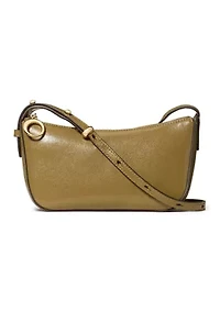 Halo Crossbody Glazed Leather Bag