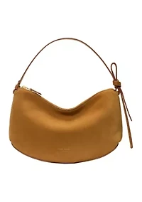Loop Suede Shoulder Bag