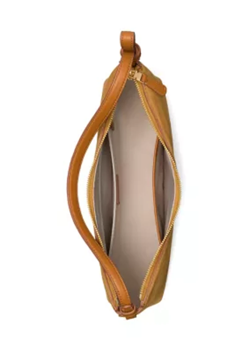 Loop Suede Shoulder Bag