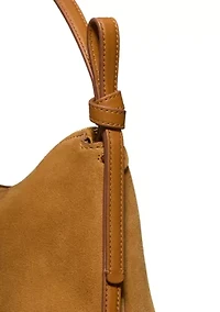 Loop Suede Shoulder Bag
