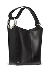 Leather Bucket Bag 
