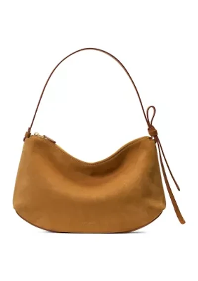 Loop Suede Large Shoulder Bag