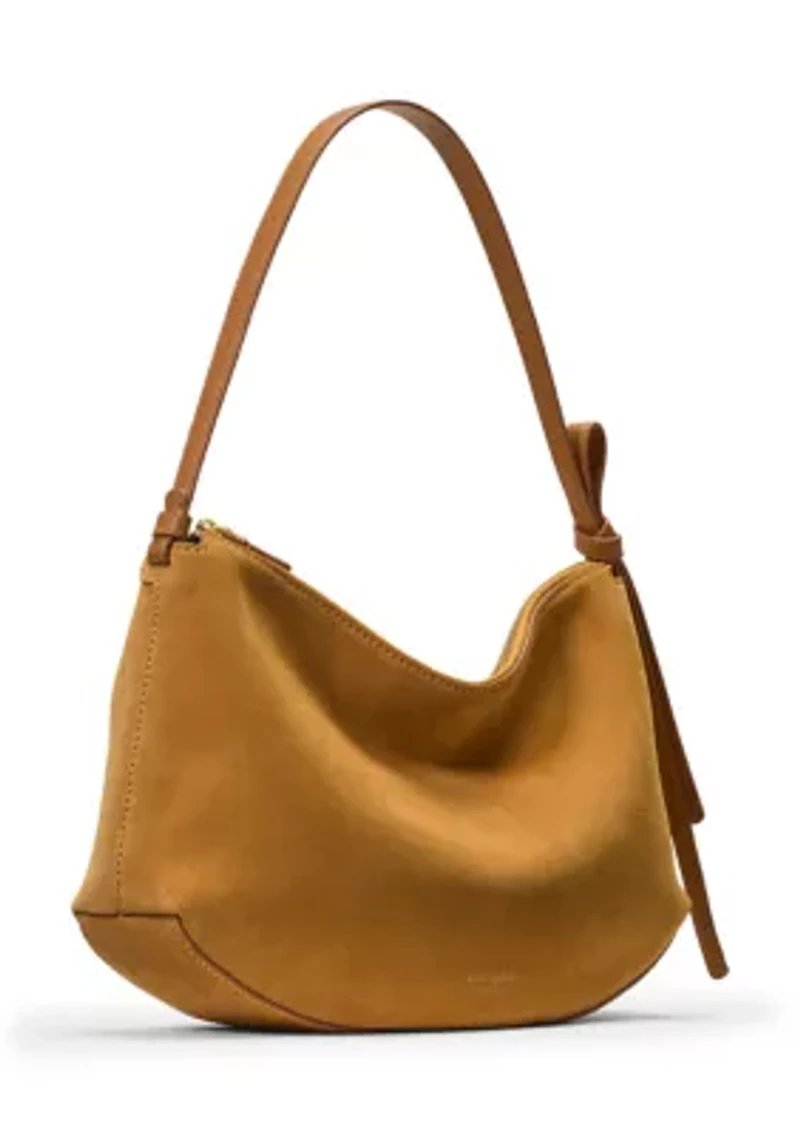 Loop Suede Large Shoulder Bag