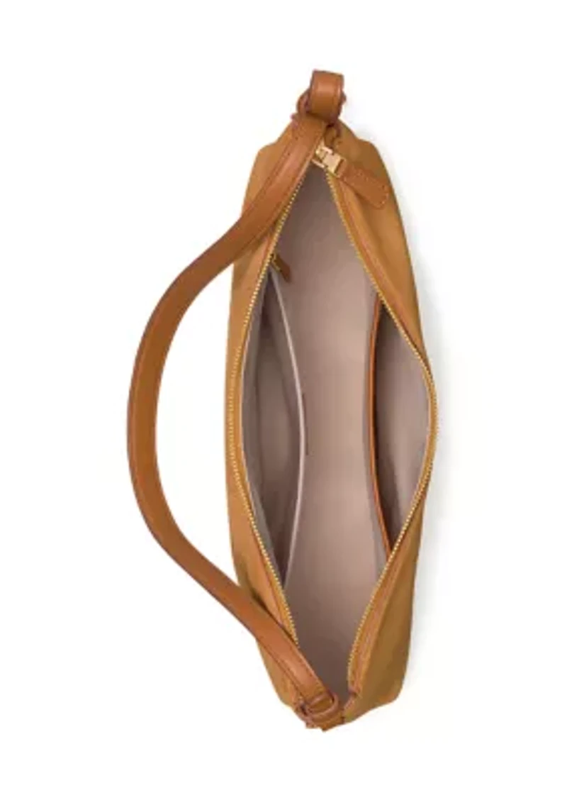 Loop Suede Large Shoulder Bag