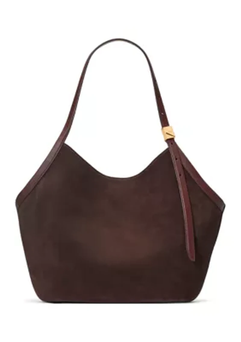 Deco Suede Tulip Tote Bag