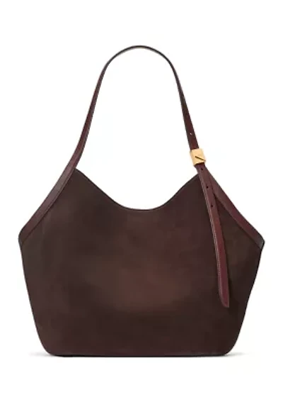 Deco Suede Tulip Tote Bag 