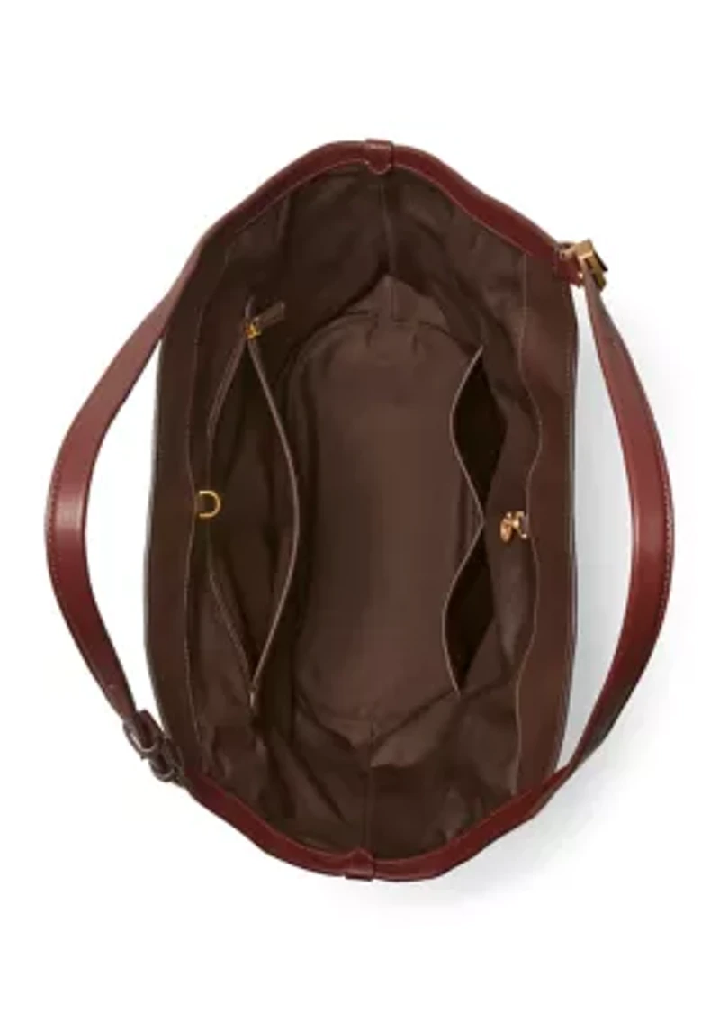 Deco Suede Tulip Tote Bag 