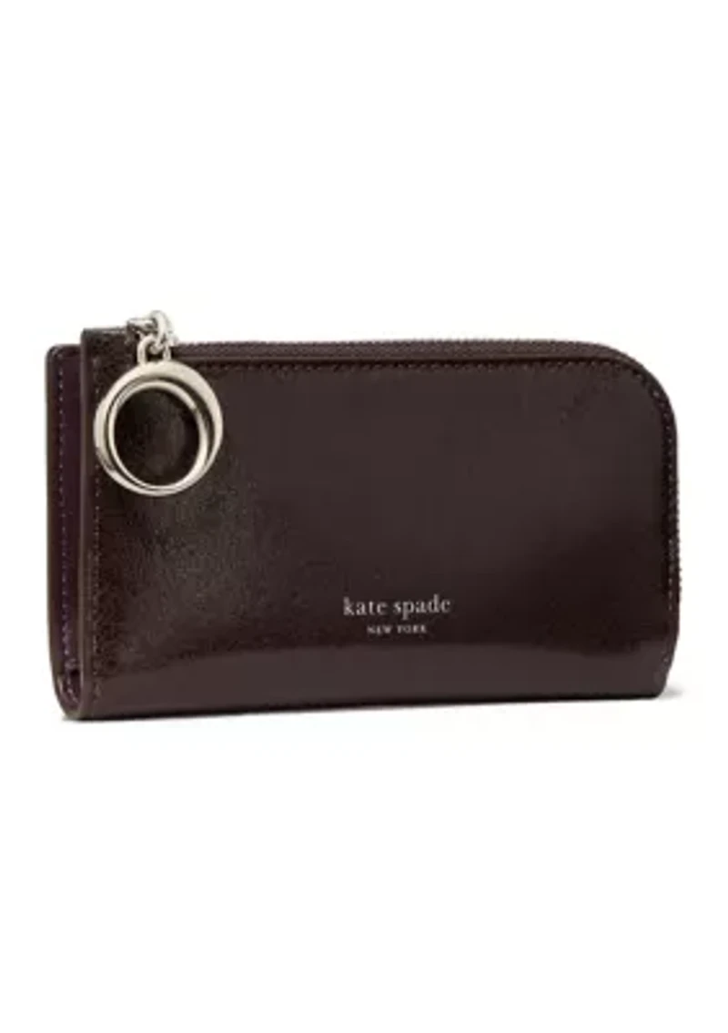 Halo Leather Small Zip Around Wallet