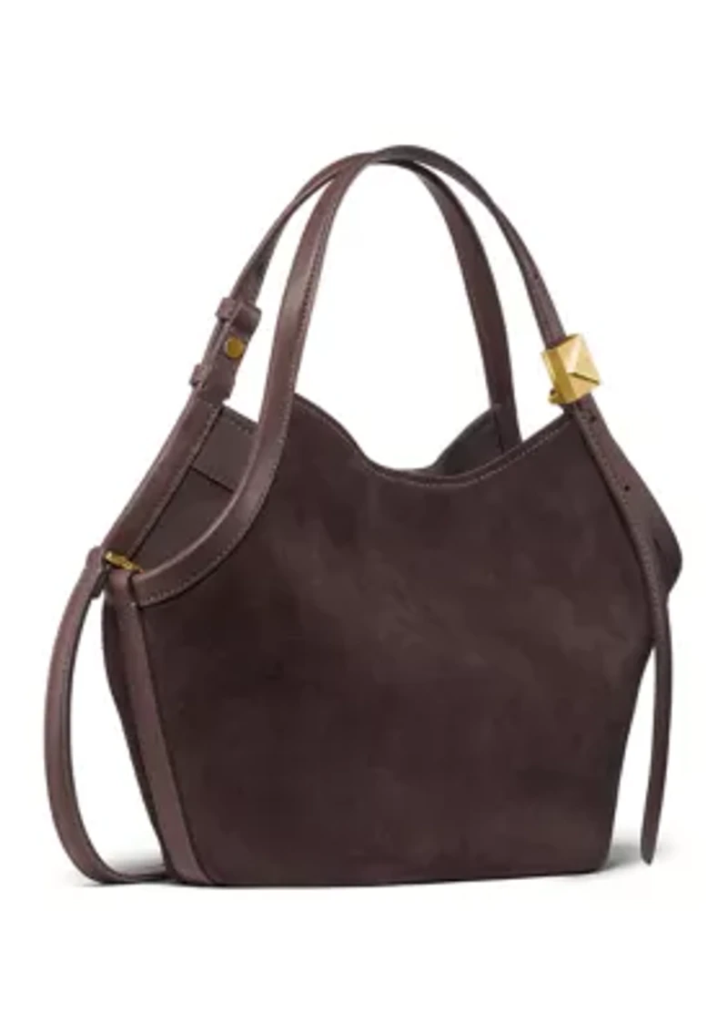 Small Tulip Tote Suede