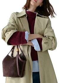 Small Tulip Tote Suede