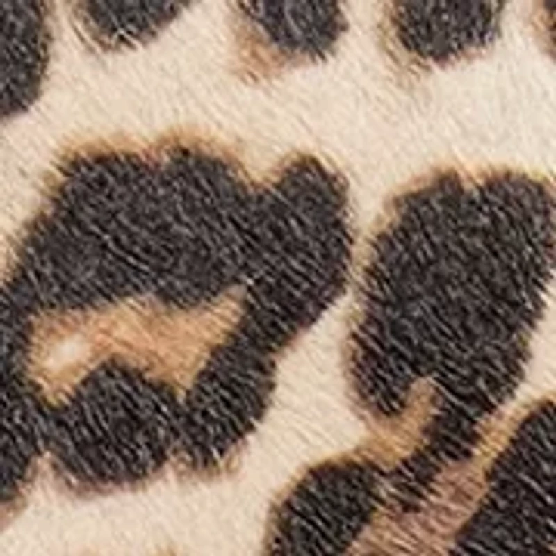 Downtown Leopard Print Calf Hair Crossbody 