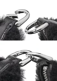 Duo Shearling Bear Crossbody Bag