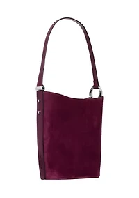 Halo Suede Bucket Bag