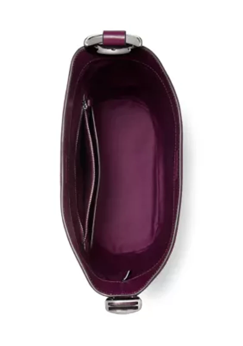 Halo Suede Bucket Bag