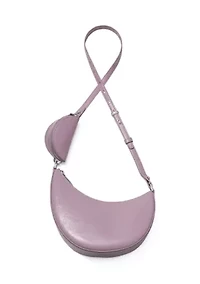 Duo Glazed Leather Crossbody Bag