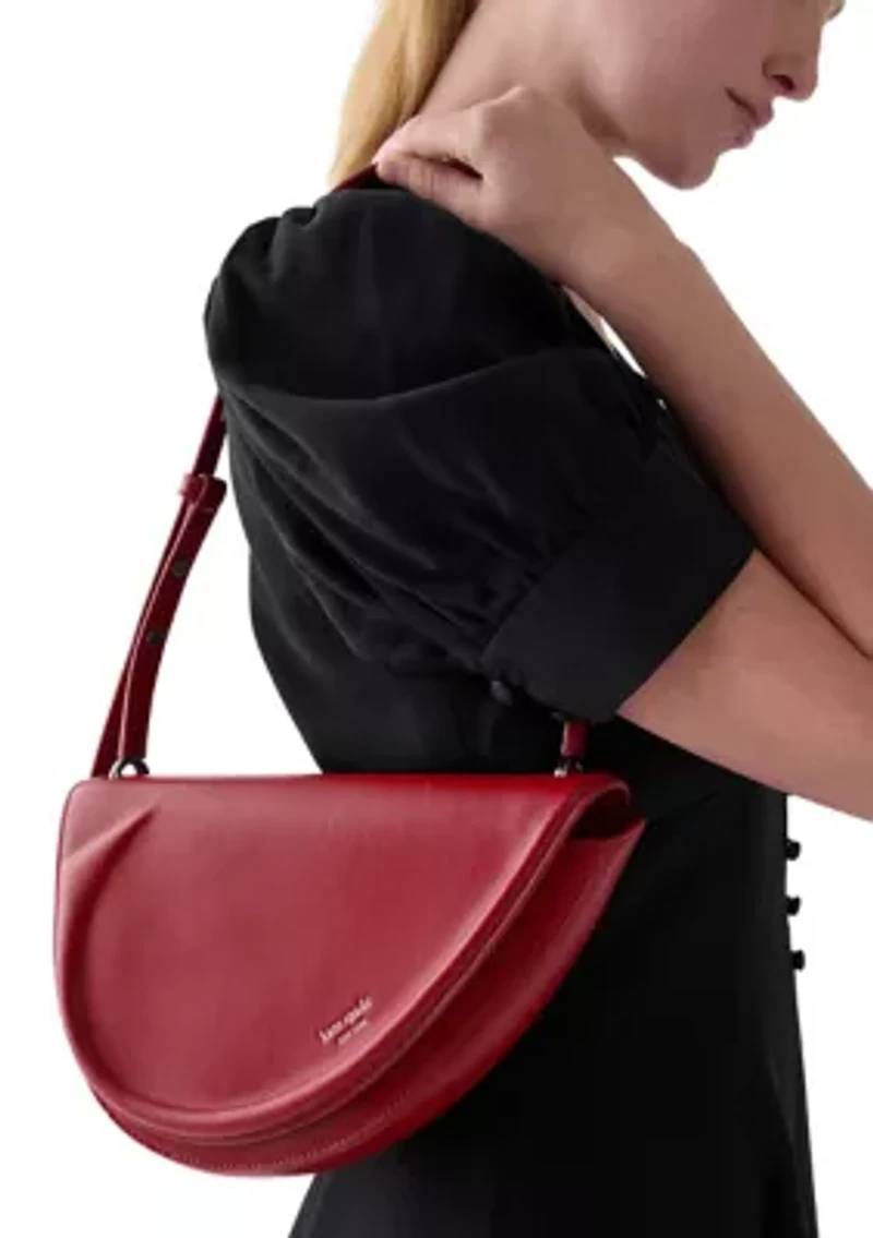 The Spade Fine Grain Leather Shoulder Bag