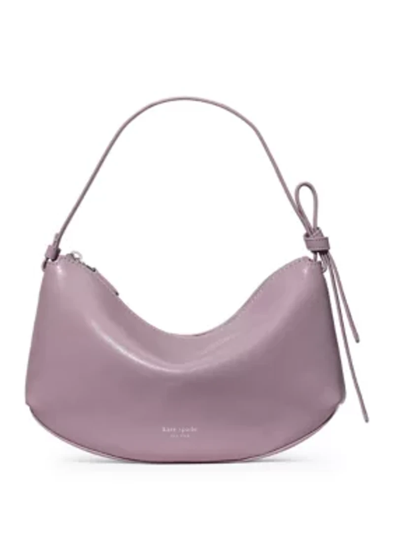 Loop Glazed Leather Shoulder Bag