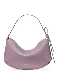 Loop Glazed Leather Shoulder Bag