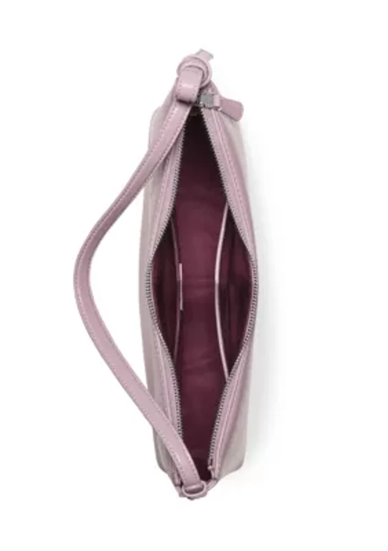 Loop Glazed Leather Shoulder Bag