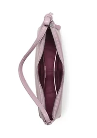 Loop Glazed Leather Shoulder Bag