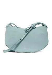 Loop Suede Crossbody Bag