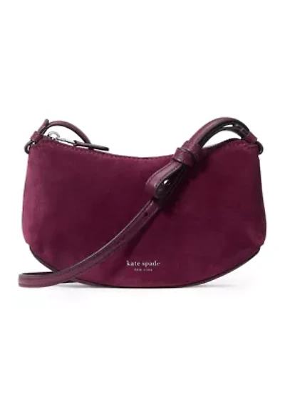 Loop Suede Crossbody Bag