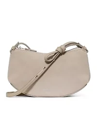 Loop Suede Crossbody Bag