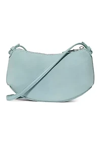 Loop Suede Crossbody Bag