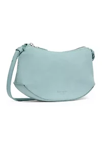 Loop Suede Crossbody Bag