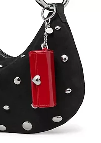 Patent Leather Lip Stick Bag Charm
