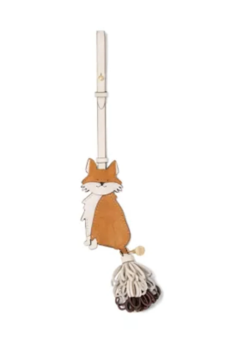 Critters Mixed Material Ginger Fox Bag Charm