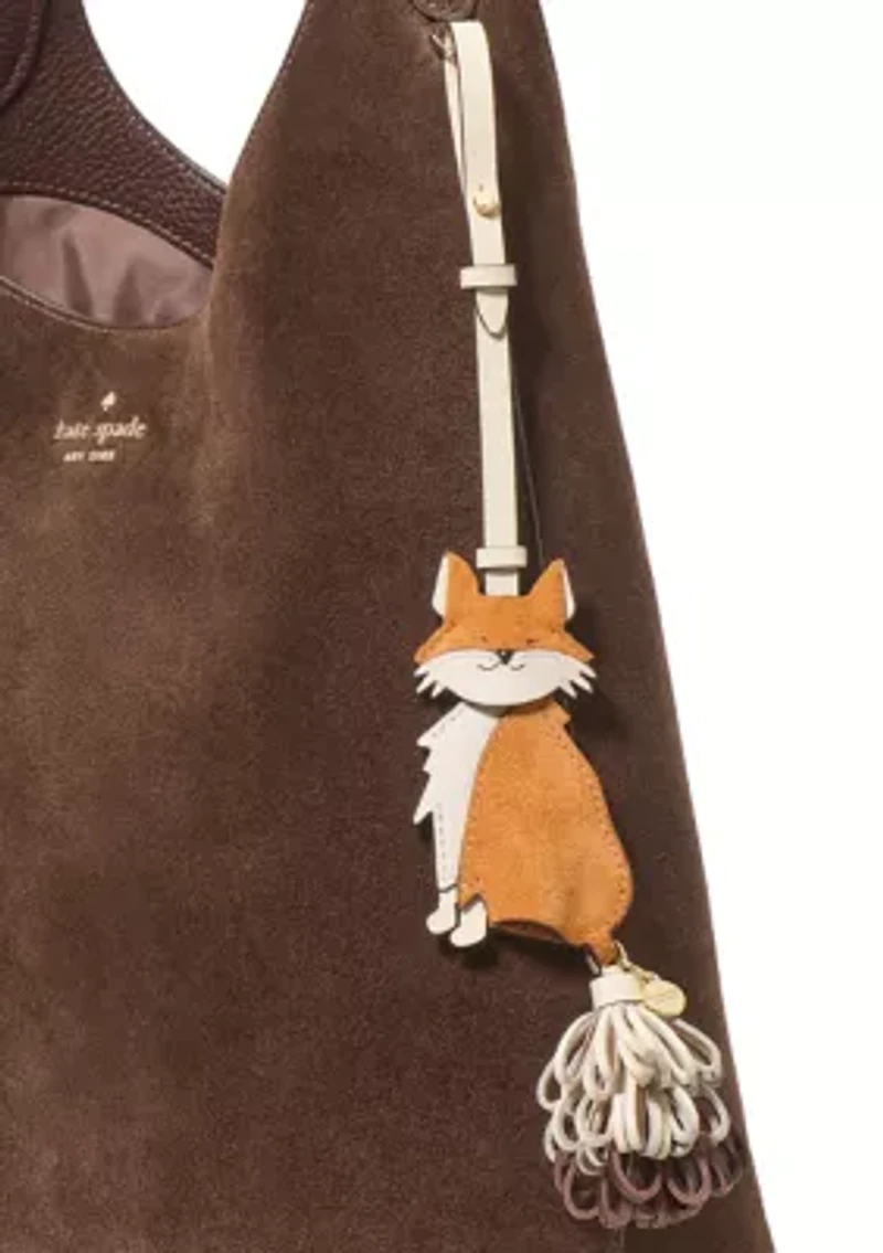 Critters Mixed Material Ginger Fox Bag Charm