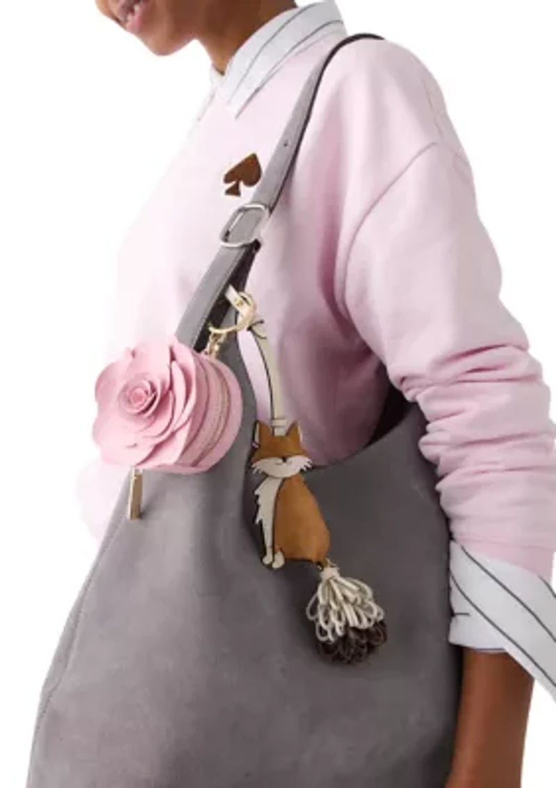 Critters Mixed Material Ginger Fox Bag Charm