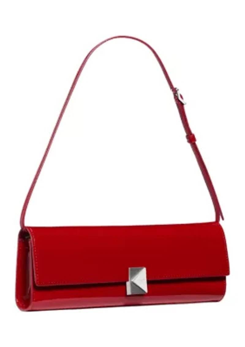 Deco Patent Leather Soft Mini Shoulder Bag