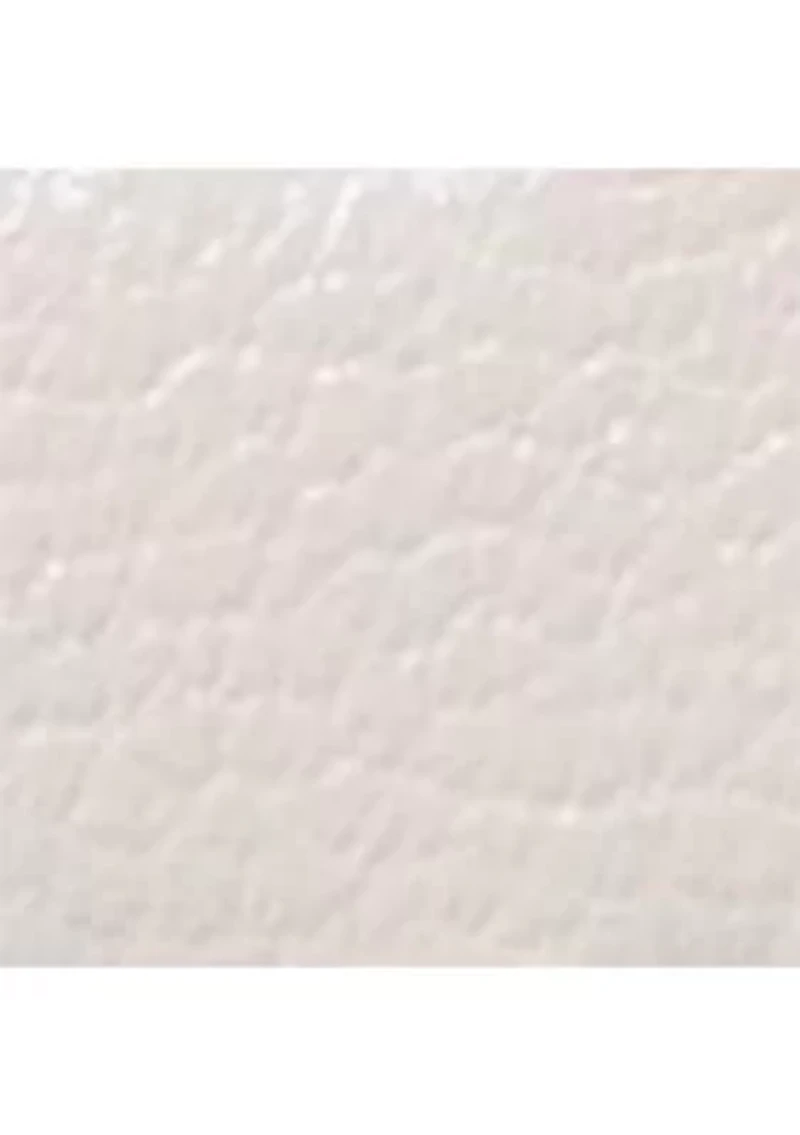 Devin "I Love You" Script Embossed Leather Pouch