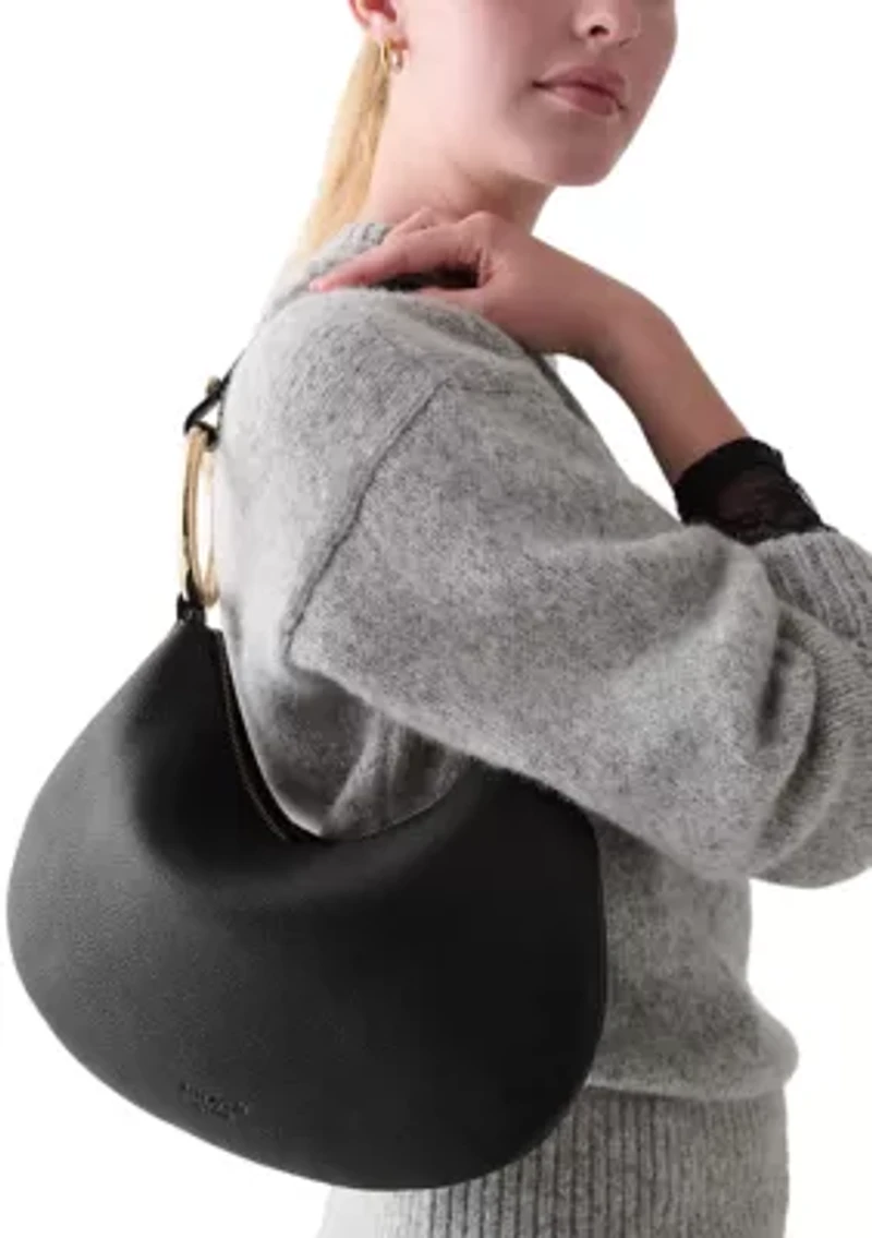 Bangle Pebbled Leather Bag