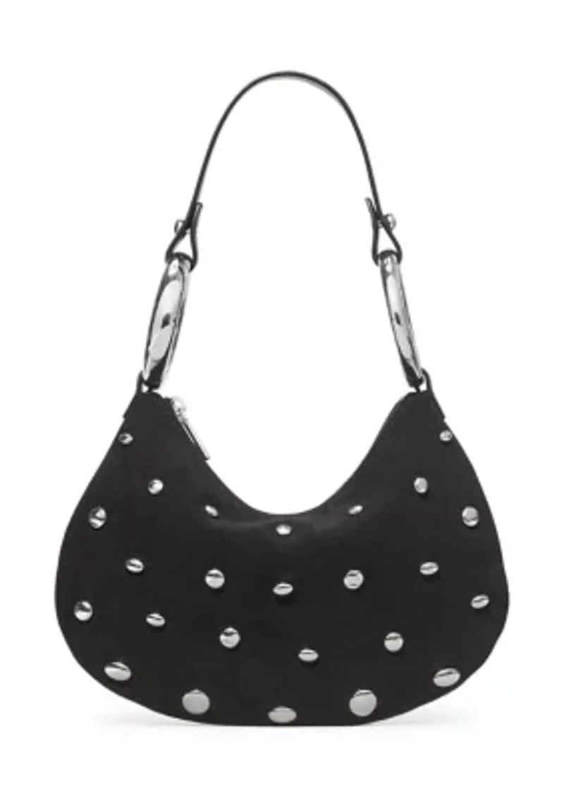 The Bangle Studded Suede Bag