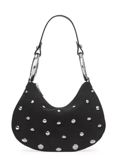 The Bangle Studded Suede Bag