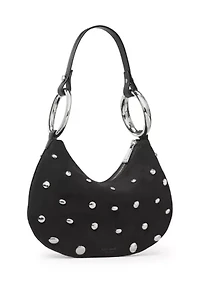 The Bangle Studded Suede Bag